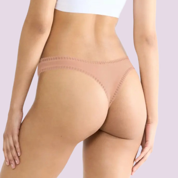 Sloggi Γυναικεία Βαμβακερά εσώρουχα Σλιπ String μπεζ 3τεμ Οικονομική Συσκευασία Go Crush 10219704 00ΜΕ