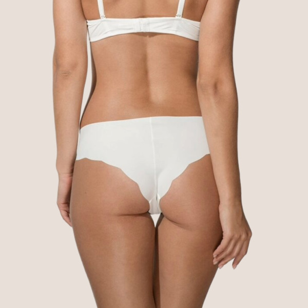 Luna Secret Sense Γυναικείο Εσώρουχο Laser Cut Hipster Σλιπ Ιβουάρ Ivory 2105 Invisible