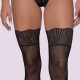 Milena by Paris Stockings Sexy Μαύρες Κάλτσες με Δαντέλα 005424