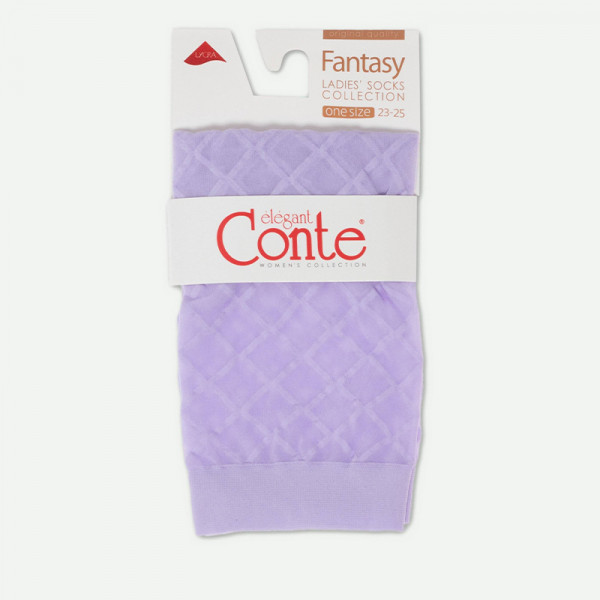 Conte Fantasy Socks Γυναικεία Σοσόνια  Καλτσάκια λεπτά  Λιλά 21C-145C