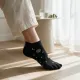Oemen  Γυναικείες Βαμβακερές fashion κάλτσες μέχρι τον αστράγαλο No35-41 μαύρες με σχέδιο χρυσά φεγγαράκια και αστερισμούς MY9002 BLACK-STAR