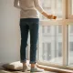 Oemen  Γυναικείες Βαμβακερές fashion κάλτσες μέχρι τον αστράγαλο No35-41 γκρί με χρυσό σχέδιο γάτα  MY9002 CAT GREY