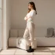 Oemen  Γυναικείες Βαμβακερές fashion κάλτσες μέχρι τον αστράγαλο No35-41 μαυρες με ασημί dots  MY9003 BLACK