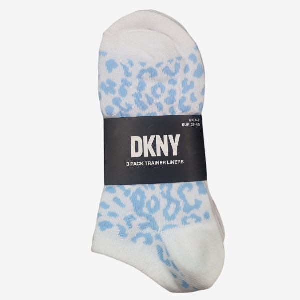 DKNY Γυναικείες Λεοπάρ Κάλτσες από βαμβάκι για αθλητικό παπούτσι S4-0374