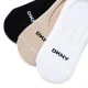 DKNY Γυναικείες Βαμβακερές χαμηλές Κάλτσες no show socks Σετ 3τεμ διάφορα χρώματα λευκό,μαύρο,μπέζ   S4-0561 Νο 37-40