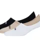 DKNY Γυναικείες Βαμβακερές χαμηλές Κάλτσες no show socks Σετ 3τεμ διάφορα χρώματα λευκό,μαύρο,μπέζ   S4-0561 Νο 37-40
