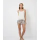 Aruelle Γυναικείο Καλοκαιρινό Σετ Πυτζάμα Babydoll 100% Viscose το Top & σόρτς σε μοντέρνα animal print σε εκρού χρώμα ΜΑΝΙ