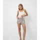 Aruelle Γυναικείο Καλοκαιρινό Σετ Πυτζάμα Babydoll 100% Viscose το Top & σόρτς σε μοντέρνα animal print σε εκρού χρώμα ΜΑΝΙ