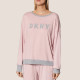 DKNY Γυναικεία Βαμβακερή Πιτζάμα Ροζ Γκρί Homewear Oversized YI2919259.PINK.GREY