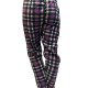 Rinda Mood Γυναικείο Παντελόνι Πυτζάμας Fleece Μώβ Καρό Mix & Match Rinda.Purple