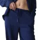 Triumph Amourette Jacquard PW γυναικεία μπλέ  βαθύ πιτζάμα πολυτελείας 100% viscose με κουμπιά 10225073 00XF/XF