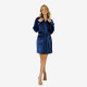 Aruelle Eve Bathrobe Fleece  Γυναικεία Ρόμπα με Κορώνα Μπλε EVE