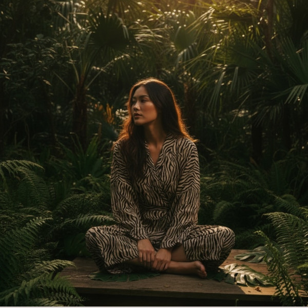 Γυναικεία μακρυά maxi ρόμπα με ζώνη animal print Leopar λεοπάρ μαύρο καφέ SY3142 LEOPAR black brown