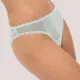 Ysabel Mora Set Γυναικείο Σουτιέν χωρίς μπανέλα B Cup με δαντέλα & ελαφρυά ενίσχυση &  σλίπ brazil χρώμα μέντας  Mint Green 10842