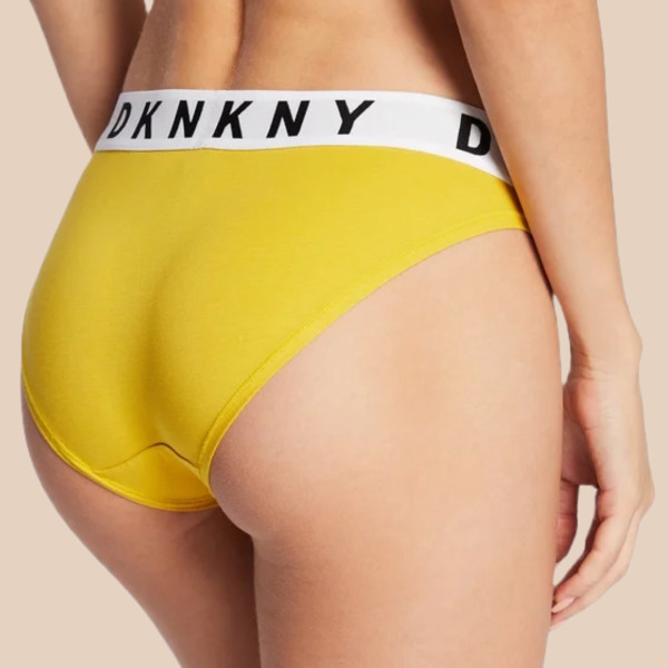 DKNY Γυναικείο βαμβακερό εσώρουχο Σλιπ Κίτρινο DK4513-I711Υ  Boyfriend Cozy Bikini