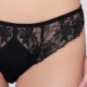 Luna Venus Γυναικείο Μαύρο εσώρουχο με δαντέλα brazilian brief 25500 Black