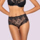 Luna Venus Γυναικείο Μαύρο εσώρουχο με δαντέλα hipster brief 25501 Black