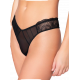 Luna Γυναικείο Sexy Εσώρουχο Brazil-String  Μαύρο Black Collection 2024 Συλλογή 26500