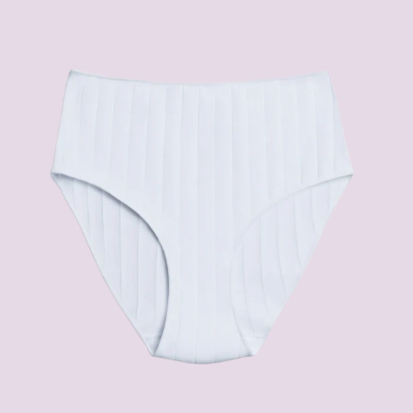 Ysabel Mora Basic γυναικείο κλασικό Σλιπ Βαμβακερό Maxi ψηλόμεσο Λευκό white 19652