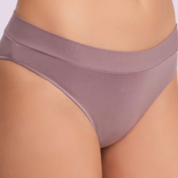 Dreams Γυναικείο μαύρο εσώρουχο κανονικό Ψηλόμεσο με μπάσκα για κάλυψη κοιλιάς Micro Modal 689  black