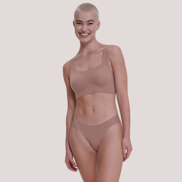  Sloggi ZERO Feel 2.0 High leg γυναικείο invissible εσώρουχο ψηλόμεσο Marron σάπιο μήλο 10217838.1141/H2