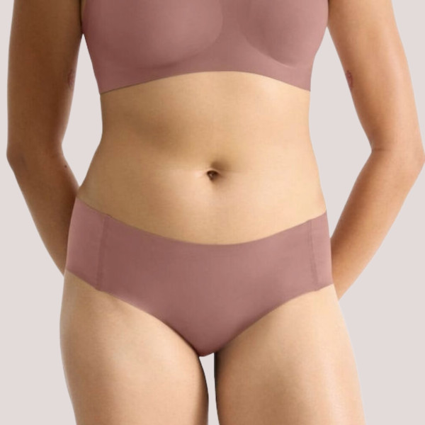  Sloggi ZERO Feel 2.0 Hipster γυναικείο invisible εσώρουχο ψηλόμεσο χίπστερ Marron σάπιο μήλο 10217844.1141/H2