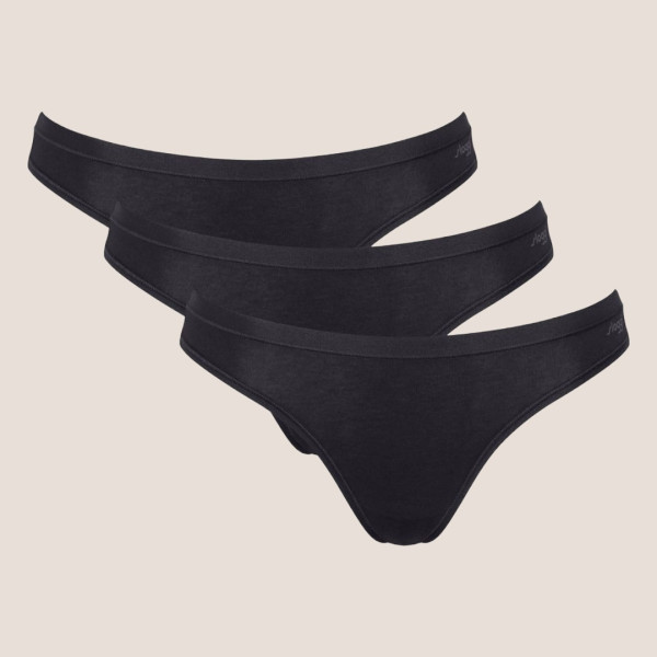 Sloggi Go Daily γυναικείο Cotton mini Σλιπ 3 Τεμάχια Μαύρο 10222320 0004/04