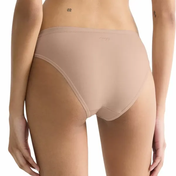 Sloggi Go Daily γυναικείο Cotton mini Σλιπ 3 Τεμάχια  Μπεζ 10222320 00LZ/LZ