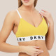 DKNY Wirefree Push Up Bra Αθλητικό Σουτιέν Χωρίς Μπανέλα με Ενίσχυση Κίτρινο φανταστικό χρώμα  DK4518/I711Y