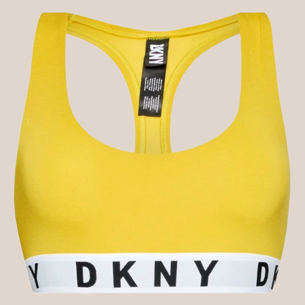 DKNY Γυναικείο Boyfriend Racerback Bralette Μπουστάκι φανταστικό χρώμα Κίτρινο DK4519/Ι711Υ