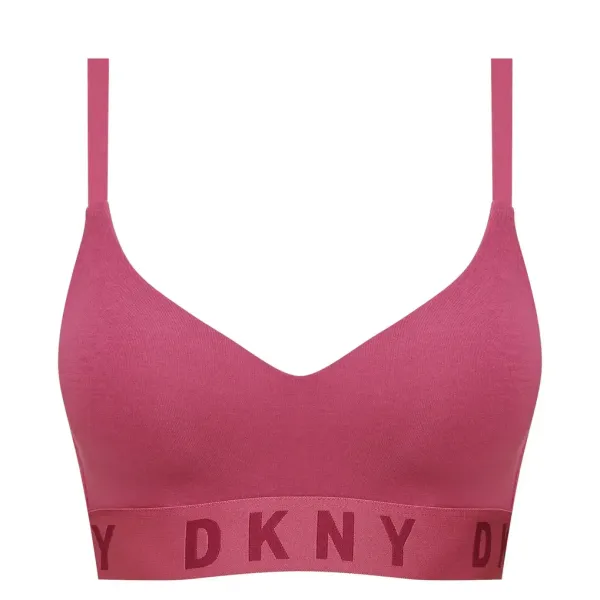 DKNY Wirefree Push Up Bra Αθλητικό Σουτιέν Χωρίς Μπανέλα με Ενίσχυση Dark rose DK4518-I604Y