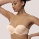 Dorina Michelle Σουτιεν Strapless Μπεζ για μεγάλο στήθος + δωρο τιράντες σιλικόνης Beige D17193MI033-BE0001