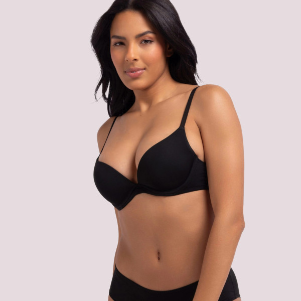 Dorina Γυναικεία Σουτιέν Nadia Σετ 1+1 δώρο Push Up Μπεζ Ροζ-Μαύρο FXPG0007LA172-2X0428 Dorina Γυναικεία Σουτιέν Nadia Σετ 1+1 δώρο Push Up Μπεζ Ροζ-Μαύρο FXPG0007LA172-2X0428
