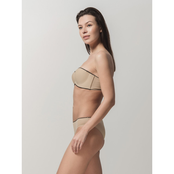 Luna Miracle One Push-Up Strapless Μπέζ 1810