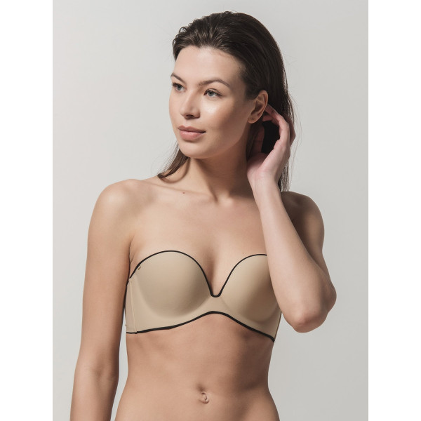 Luna Miracle One Push-Up Strapless Μπέζ 1810