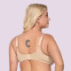 Luna Venus Γυναικείο Μπεζ χρυσό Σουτιέν balconette με δαντέλα για μεγάλο στήθος E F G Cup 15502 