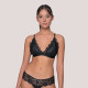 Milena by Paris Bralette Lace Σουτιέν με φανταστική δαντέλα Μαύρο Black 010195