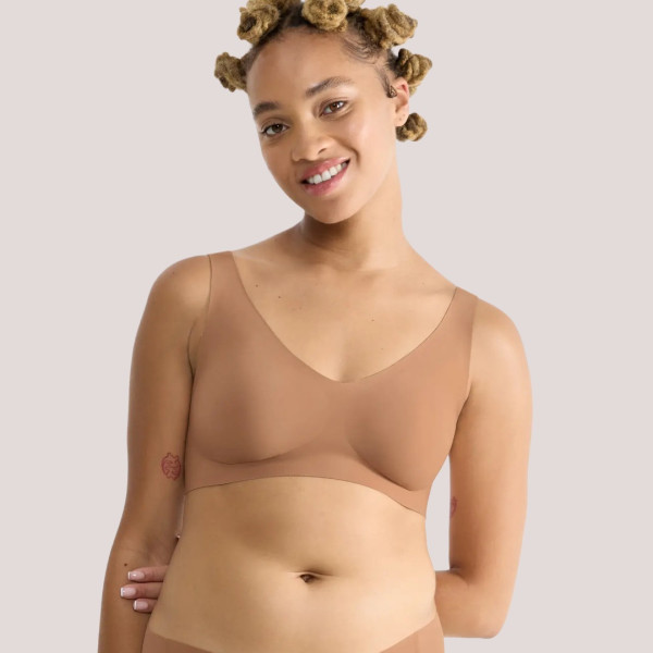  Sloggi ZERO Feel 2.0 Bralette Γυναικείο εφηβικό Μπουστάκι Μπέζ Beige 10217728.OOCM/CM