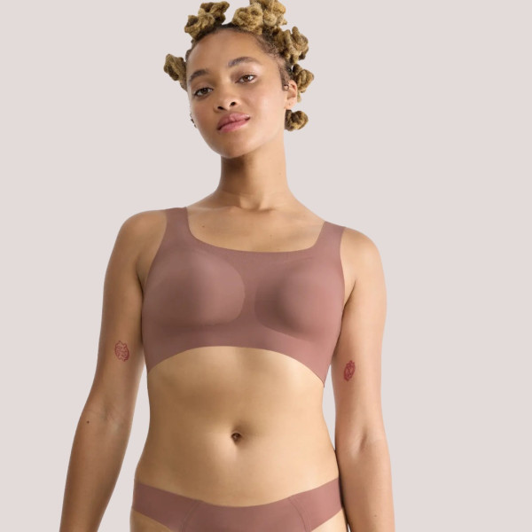  Sloggi ZERO Feel 2.0 Top Γυναικείο εφηβικό Μπουστάκι Marron Σάπιο μήλο 10217786.1141/H2