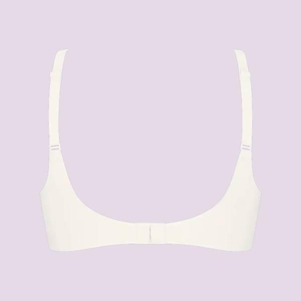  Sloggi ZERO Feel Invisible Bralette The Up Γυναικείο Αθλητικό Μπουστάκι Λευκό 10226701-00GZ