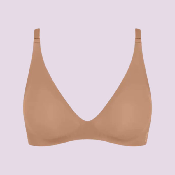  Sloggi ZERO Feel Invisible Bralette The Up Γυναικείο Αθλητικό Μπουστάκι Μπεζ 10226701 OOSH/SH