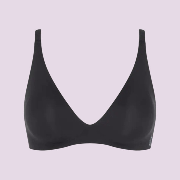  Sloggi ZERO Feel Invisible Bralette The Up Γυναικείο Αθλητικό Μπουστάκι Μαύρο 10226701 O004