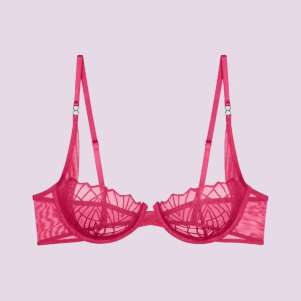 Triumph That Night in Vegas WH γυναικείο σέξυ sexy Ροζ Pink σουτιέν bralette 10224863 6653