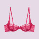 Triumph That Night in Vegas WH γυναικείο σέξυ sexy Ροζ Pink σουτιέν bralette 10224863 6653