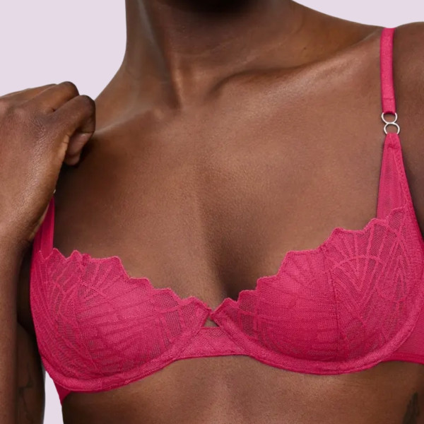 Triumph That Night in Vegas WH γυναικείο σέξυ sexy Ροζ Pink σουτιέν bralette 10224863 6653