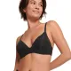  Sloggi Soft adapt pu Γυναικείο εφηβικό μαύρο Μπουστάκι push up χαμηλό ντεκολτέ & αμπάνελο black  102196215.0004/04