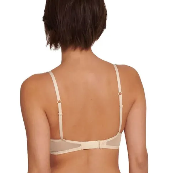  Sloggi Soft adapt pu Γυναικείο εφηβικό Μπουστάκι Μπεζ push up χαμηλό ντεκολτέ & αμπάνελο beige  102196215.00RB/RB