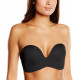 Wonderbra Ultimate Strapless Push-Up Σουτιέν Στράπλες με Ενίσχυση και Βαθύ ντεκολτέ Μαύρο W032D