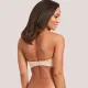 Wonderbra Ultimate Strapless Push-Up Σουτιέν Strapless με Ενίσχυση και βαθύ ντεκολτέ Μπεζ W032D