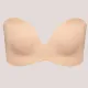 Wonderbra Ultimate Strapless Push-Up Σουτιέν Strapless με Ενίσχυση και βαθύ ντεκολτέ Μπεζ W032D